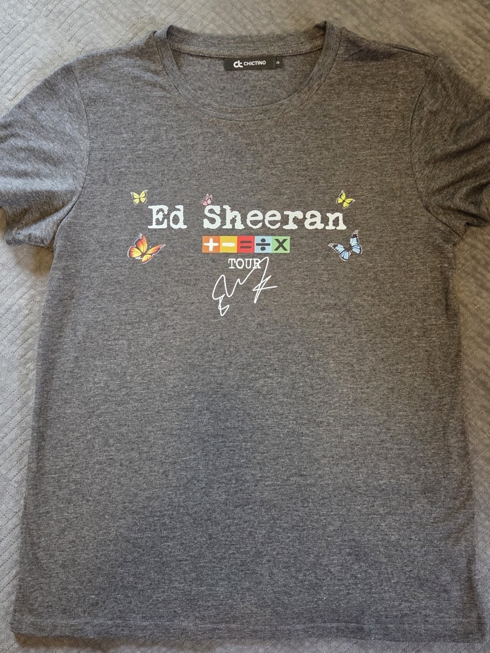Womens Gray Tour Tee - Official Tour Merch - Picture 2 of 8